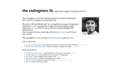 Desktop Screenshot of codingmerc.com